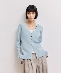 【WEB限定】2WAYリブカーディガン