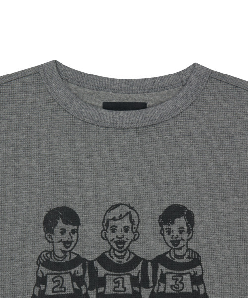 WKNDRS(ウィーキャンドース)の「PRISONERS LS T-SHIRT (CHARCOAL)(Tシャツ/カットソー・レディース・その他・MEDIUM/LARGE/X-LARGE)」の3枚目の写真
