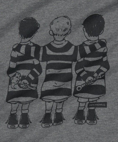 WKNDRS(ウィーキャンドース)の「PRISONERS LS T-SHIRT (CHARCOAL)(Tシャツ/カットソー・レディース・その他・MEDIUM/LARGE/X-LARGE)」の7枚目の写真