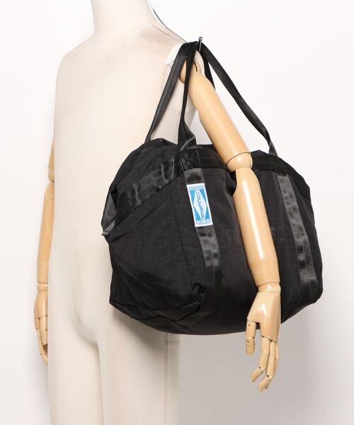 LUCEBER（ルースバー）の「【LUCEBER】PARACHUTE BAG M/パラシュートバッグM ボストン トートバッグ（ボストンバッグ・メンズ・カーキ/ブラック・FREE）」の6枚目の写真