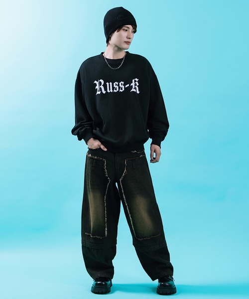 improves(インプローブス)の「2WAY コンバーチブル ワイド カーブパンツ(デニムパンツ・メンズ・ブラック/グリーン・LARGE/MEDIUM)」の15枚目の写真