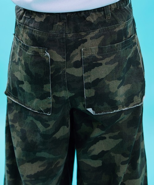 improves(インプローブス)の「2WAY コンバーチブル ワイド カーブパンツ(デニムパンツ・メンズ・ブラック/グリーン・LARGE/MEDIUM)」の22枚目の写真
