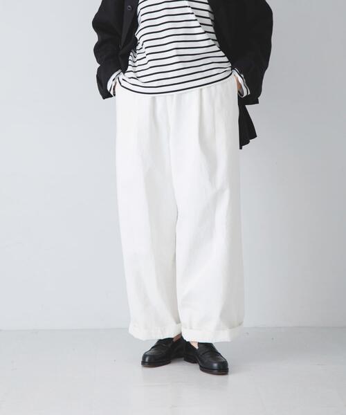 かぐれ（カグレ）の「ホワイトデニムワイドパンツ（その他パンツ・レディース・オフホワイト・FREE）」の12枚目の写真
