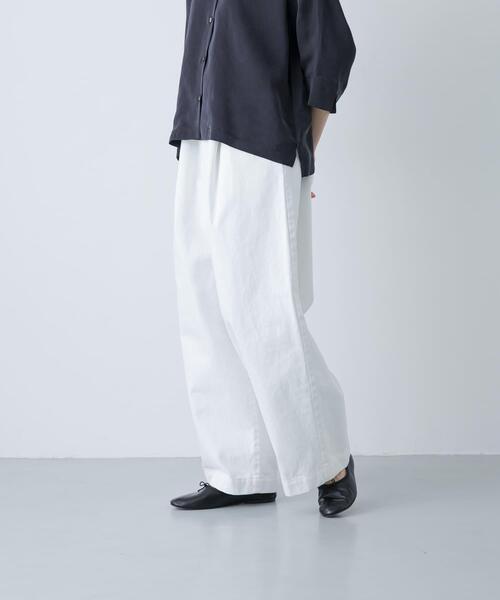 かぐれ（カグレ）の「ホワイトデニムワイドパンツ（その他パンツ・レディース・オフホワイト・FREE）」の13枚目の写真