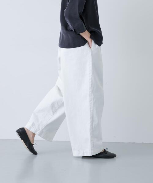 かぐれ（カグレ）の「ホワイトデニムワイドパンツ（その他パンツ・レディース・オフホワイト・FREE）」の15枚目の写真