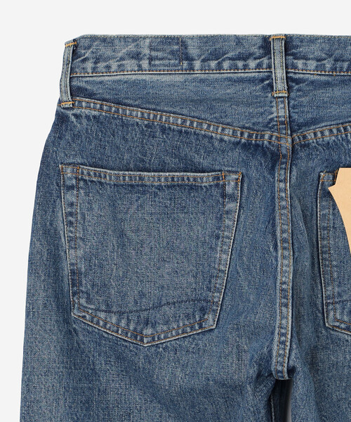 orSlow（オアスロウ）の「orSlow | 105 STANDARD SELVEDGE DENIM 2YEAR WASH MEN（デニムパンツ・メンズ・ライトブルー・3/1/4）」の6枚目の写真