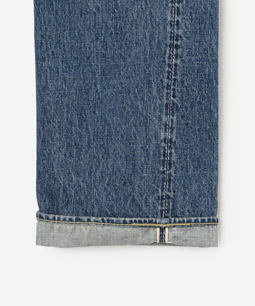 orSlow（オアスロウ）の「orSlow | 105 STANDARD SELVEDGE DENIM 2YEAR WASH MEN（デニムパンツ・メンズ・ライトブルー・3/1/4）」の9枚目の写真