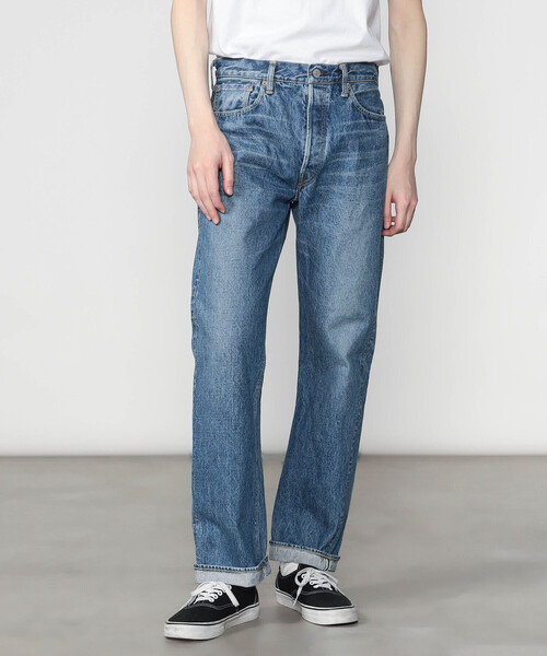 orSlow（オアスロウ）の「orSlow | 105 STANDARD SELVEDGE DENIM 2YEAR WASH MEN（デニムパンツ・メンズ・ライトブルー・3/1/4/2）」の12枚目の写真