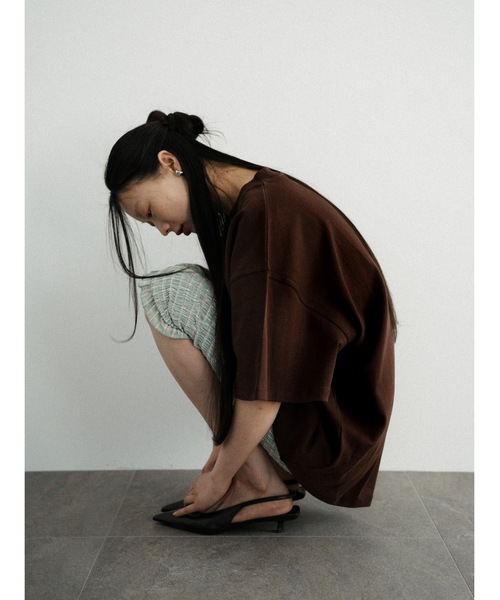 Katrin TOKYO（カトリーントーキョー）の「shirring leggings（その他パンツ・レディース・チェック/ブラック・XS/FREE）」の12枚目の写真