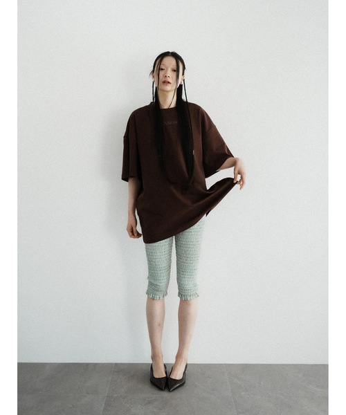 Katrin TOKYO（カトリーントーキョー）の「shirring leggings（その他パンツ・レディース・チェック/ブラック・XS/FREE）」の15枚目の写真
