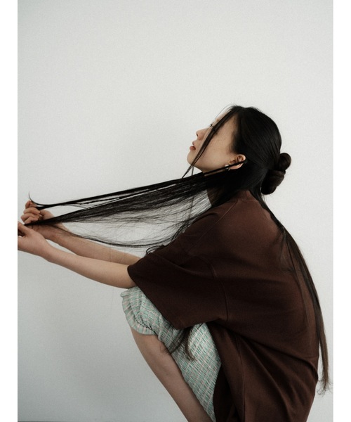 Katrin TOKYO（カトリーントーキョー）の「shirring leggings（その他パンツ・レディース・チェック/ブラック・XS/FREE）」の16枚目の写真