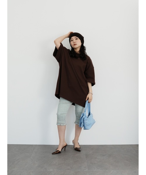 Katrin TOKYO（カトリーントーキョー）の「shirring leggings（その他パンツ・レディース・チェック/ブラック・XS/FREE）」の17枚目の写真