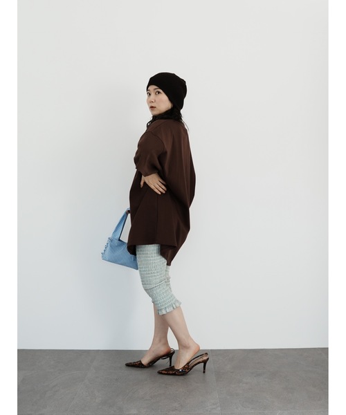 Katrin TOKYO（カトリーントーキョー）の「shirring leggings（その他パンツ・レディース・チェック/ブラック・XS/FREE）」の21枚目の写真