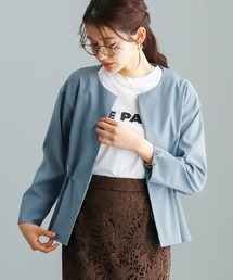 White Collection（ホワイトコレクション）の「【サステナブル素材】オックスシャンブレー・ドロストライトブルゾン（ブルゾン）」