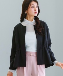 White Collection（ホワイトコレクション）の「【サステナブル素材】オックスシャンブレー・ドロストライトブルゾン（ブルゾン）」