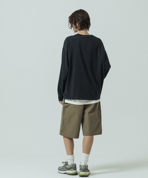 SLICK(スリック)の「【SLICK/スリック】Cotton Duck Wide Painter Short Pants / コットンダック ワイドペインターショートパンツ / ハーフパンツ(その他パンツ・メンズ・カーキ/ブラック・3/2/1)」の11枚目の写真