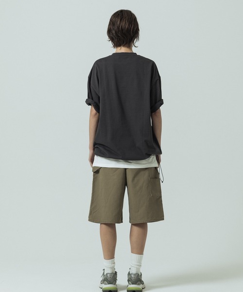 SLICK(スリック)の「【SLICK/スリック】Cotton Duck Wide Painter Short Pants / コットンダック ワイドペインターショートパンツ / ハーフパンツ(その他パンツ・メンズ・カーキ/ブラック・3/2/1)」の17枚目の写真