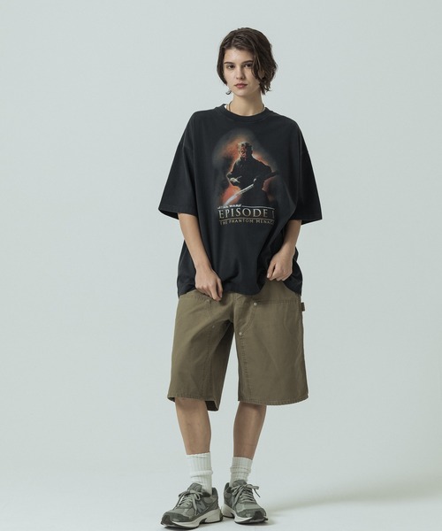 SLICK(スリック)の「【SLICK/スリック】Cotton Duck Wide Painter Short Pants / コットンダック ワイドペインターショートパンツ / ハーフパンツ(その他パンツ・メンズ・カーキ/ブラック・3/2/1)」の18枚目の写真