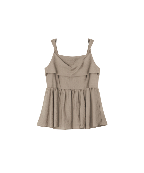 MAYVERU(メイバーユー)の「weena sleeveless blouse _ Beige(シャツ/ブラウス・レディース・その他・FREE)」の2枚目の写真