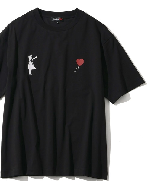 BRANDALISED(ブランダライズド)の「【BRANDALISED/ブランダライズド】冷感天竺 アソート バンクシー アートワークデザイン ショートスリーブTシャツ(Tシャツ/カットソー・メンズ・グレー系2/ブラック系2/グレー系1/ブラック系1/ブラック系3/アイボリー系1/アイボリー系3/アイボリー系2/グレー系3・M/XL/L)」の1枚目の写真