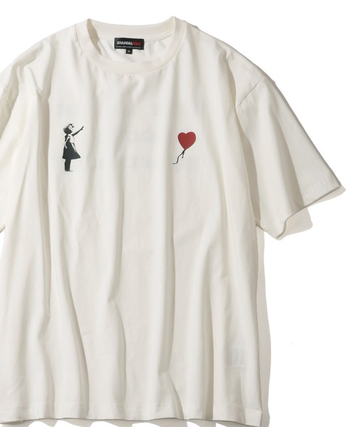 BRANDALISED(ブランダライズド)の「【BRANDALISED/ブランダライズド】冷感天竺 アソート バンクシー アートワークデザイン ショートスリーブTシャツ(Tシャツ/カットソー・メンズ・グレー系2/ブラック系2/グレー系1/ブラック系1/ブラック系3/アイボリー系1/アイボリー系3/アイボリー系2/グレー系3・M/XL/L)」の7枚目の写真