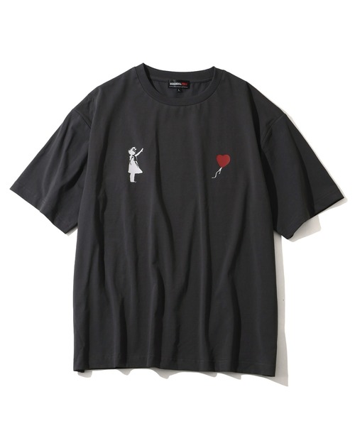 BRANDALISED(ブランダライズド)の「【BRANDALISED/ブランダライズド】冷感天竺 アソート バンクシー アートワークデザイン ショートスリーブTシャツ(Tシャツ/カットソー・メンズ・グレー系2/ブラック系2/グレー系1/ブラック系1/ブラック系3/アイボリー系1/アイボリー系3/アイボリー系2/グレー系3・M/XL/L)」の19枚目の写真