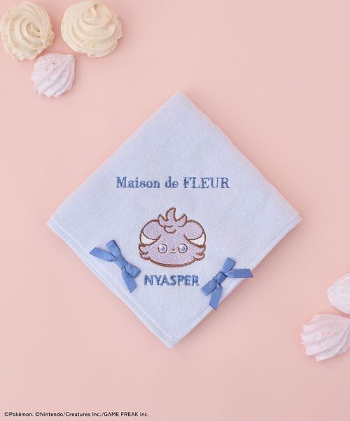 刺繍タオルハンカチ ニャスパー（ハンカチ/ハンドタオル）｜Maison de