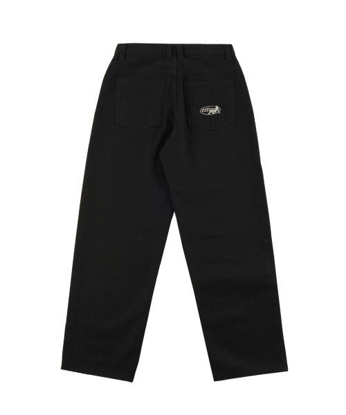 ERTR（イーアールティーアール）の「Vogon Thumbs Up Girl Denim Pants Black（デニムパンツ・レディース・その他・SMALL/MEDIUM/LARGE）」の3枚目の写真