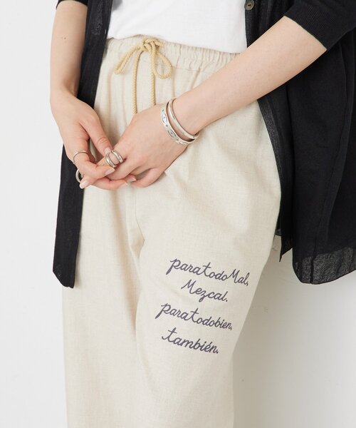 BEARDSLEY(ビアズリー)の「ことわざ刺繍パンツ(その他パンツ・レディース・ベージュ・FREE)」の19枚目の写真
