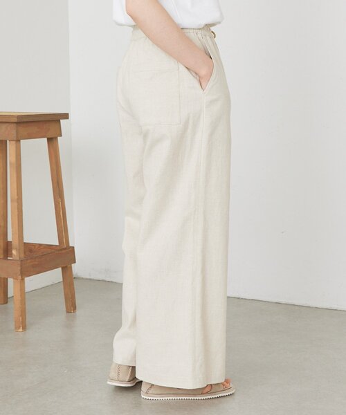 BEARDSLEY(ビアズリー)の「ことわざ刺繍パンツ(その他パンツ・レディース・ベージュ・FREE)」の15枚目の写真