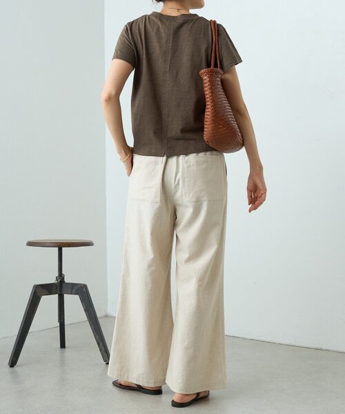 BEARDSLEY(ビアズリー)の「ことわざ刺繍パンツ(その他パンツ・レディース・ベージュ・FREE)」の12枚目の写真