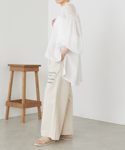 BEARDSLEY(ビアズリー)の「ことわざ刺繍パンツ(その他パンツ・レディース・ベージュ・FREE)」の10枚目の写真