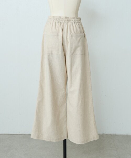 BEARDSLEY(ビアズリー)の「ことわざ刺繍パンツ(その他パンツ・レディース・ベージュ・FREE)」の3枚目の写真