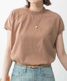 クルーネックフレンチスリーブTシャツ