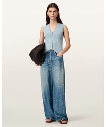 JETT BARREL LEG ILLUSION OF DENIM TROUSERS | JETT バレル レッグ イリュージョン オフ デニム トラウザー
