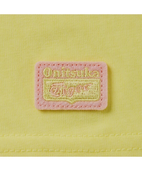 Onitsuka Tiger(オニツカタイガー)の「WS SS TEE / ウィメンズエスエスティー(Tシャツ/カットソー・レディース・ホワイト/ライトイエロー/ライトピンク・S/M/L)」の8枚目の写真