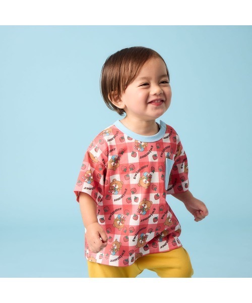 Belle Maison(ベルメゾン)の「SWIMMERコラボ 総柄半袖Tシャツ(Tシャツ/カットソー・キッズ・アイボリー系/レッド系その他3・80/90/100/110/120)」の6枚目の写真