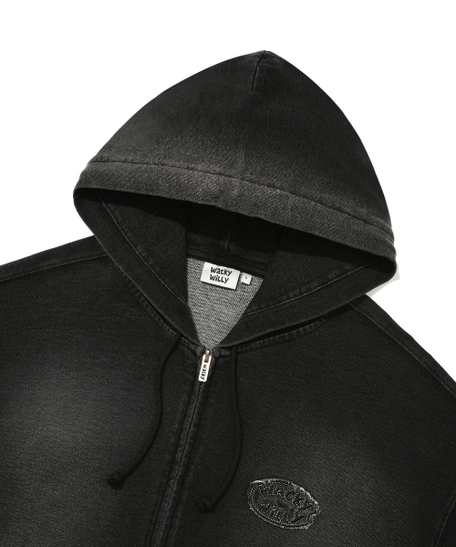 Wacky WiLLy(ワッキーウィリー)の「デニムライクフードジップアップブラック(パーカー・レディース・その他・SMALL/MEDIUM/LARGE)」の9枚目の写真
