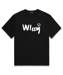 WISSY（ウィッシー）の「ウィッシーブルーム 半袖Tシャツ (WS032) ブラック（Tシャツ/カットソー）」