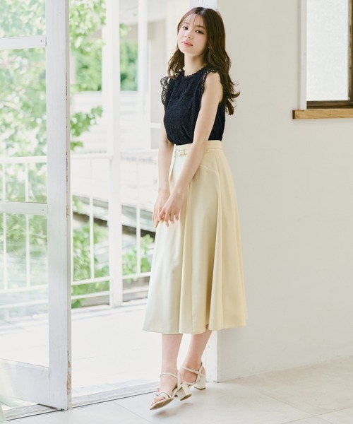 MISCH MASCH(ミッシュマッシュ)の「2026春夏新作 総レースフレンチ袖ブラウス(シャツ/ブラウス・レディース・グリーン/ホワイト/ブラック/グレー・フリ-)」の6枚目の写真