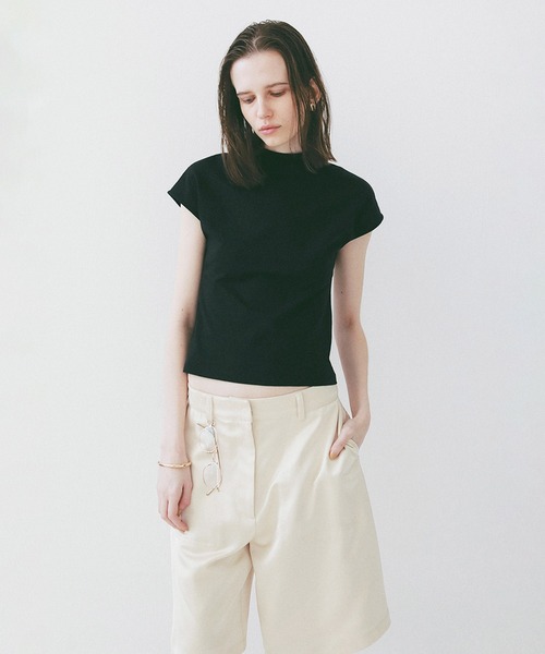 UP NECK COMPACT TOPS（Tシャツ/カットソー）｜CLANE（クラネ）の