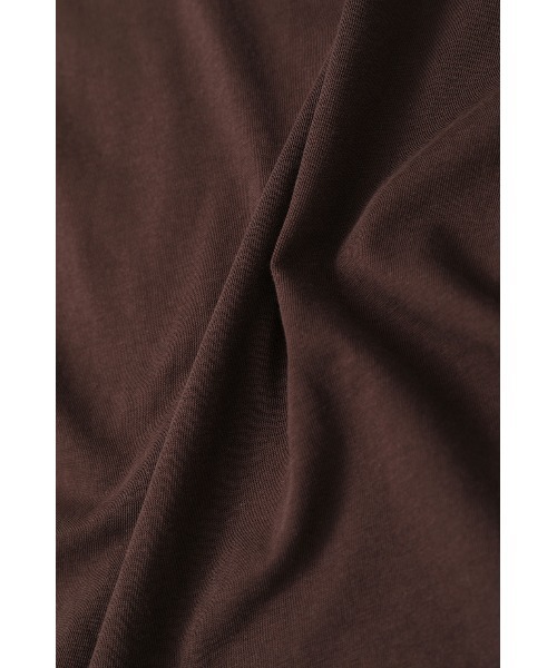 CLANE（クラネ）の「UP NECK COMPACT TOPS（Tシャツ/カットソー・レディース・ブラウン/ブラック/ホワイト・2/1）」の18枚目の写真