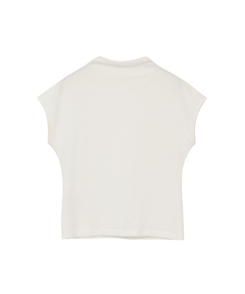 CLANE（クラネ）の「UP NECK COMPACT TOPS（Tシャツ/カットソー・レディース・ブラウン/ブラック/ホワイト・2/1）」の8枚目の写真