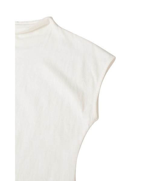 CLANE（クラネ）の「UP NECK COMPACT TOPS（Tシャツ/カットソー・レディース・ブラウン/ブラック/ホワイト・2/1）」の10枚目の写真