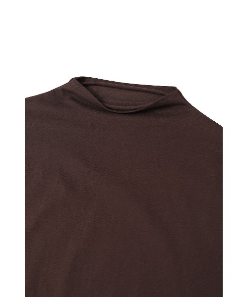 CLANE（クラネ）の「UP NECK COMPACT TOPS（Tシャツ/カットソー・レディース・ブラウン/ブラック/ホワイト・2/1）」の15枚目の写真