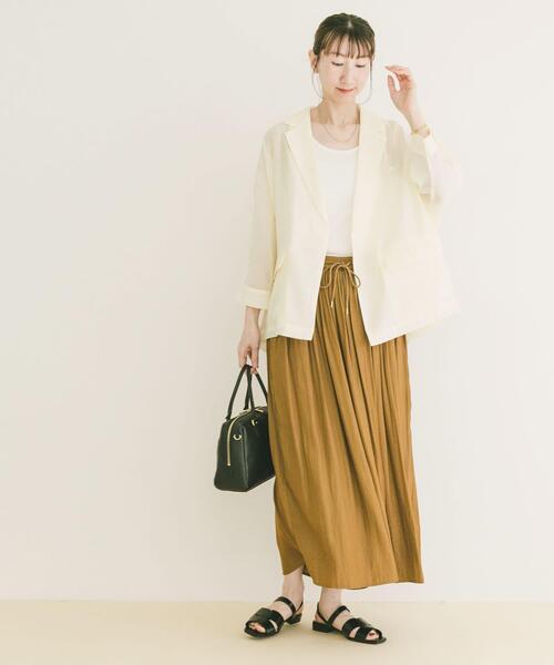 ITEMS URBANRESEARCH(アイテムズ アーバンリサーチ)の「ドルマンシアージャケット(その他アウター・レディース・ブラック/オフホワイト/グレー・FREE)」の8枚目の写真