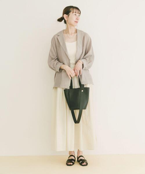 ITEMS URBANRESEARCH(アイテムズ アーバンリサーチ)の「ドルマンシアージャケット(その他アウター・レディース・ブラック/オフホワイト/グレー・FREE)」の20枚目の写真