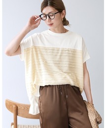 reca | フリル切り替えワイドプルオーバー(Tシャツ/カットソー)