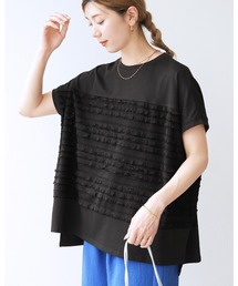 reca | フリル切り替えワイドプルオーバー(Tシャツ/カットソー)