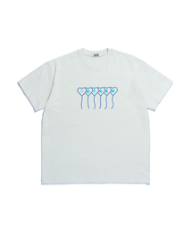 NOT NEW（ナットニュー）の「Heart Balloon T-Shirt Pistachio（Tシャツ/カットソー）」